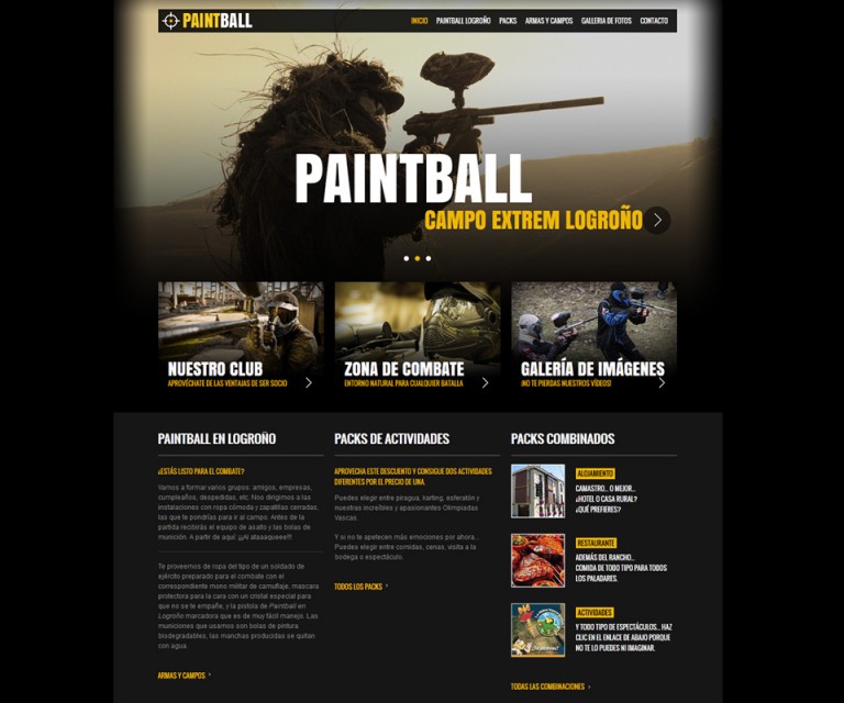 Paintball i activitats d'aventura